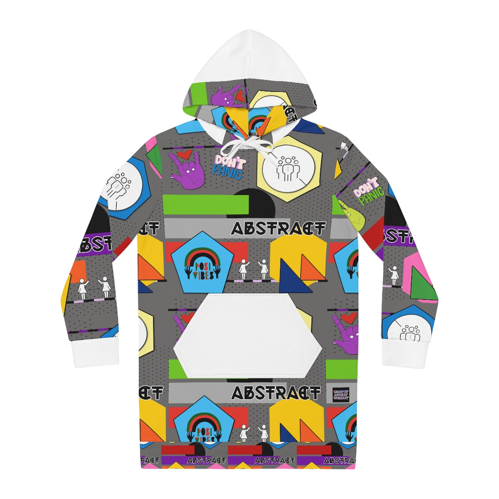 Women's Hoodie Dress (AOP) ABSTRACT VIBES