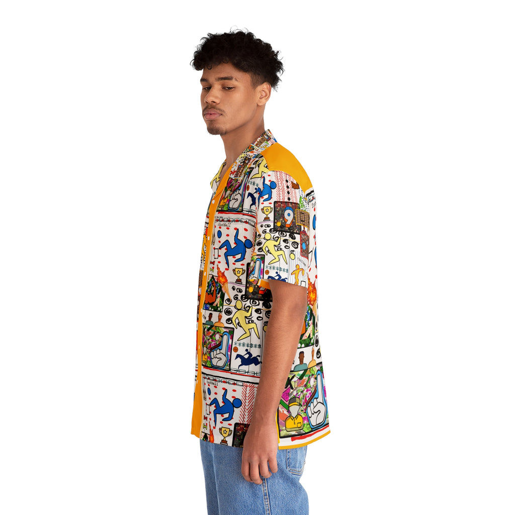 Men's Hawaiian Shirt (AOP) SPORTY