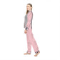 Women's Satin Pajamas (AOP) DOODLE DREAMS