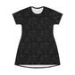 All Over Print T-Shirt Dress FACES