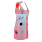 Women's Cut & Sew Racerback Dress KISSY PINK