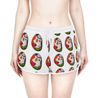 Women's Relaxed Shorts (AOP) PEBBLE ART RELAXATION