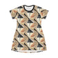 All Over Print T-Shirt Dress JEWELS