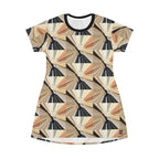 All Over Print T-Shirt Dress JEWELS