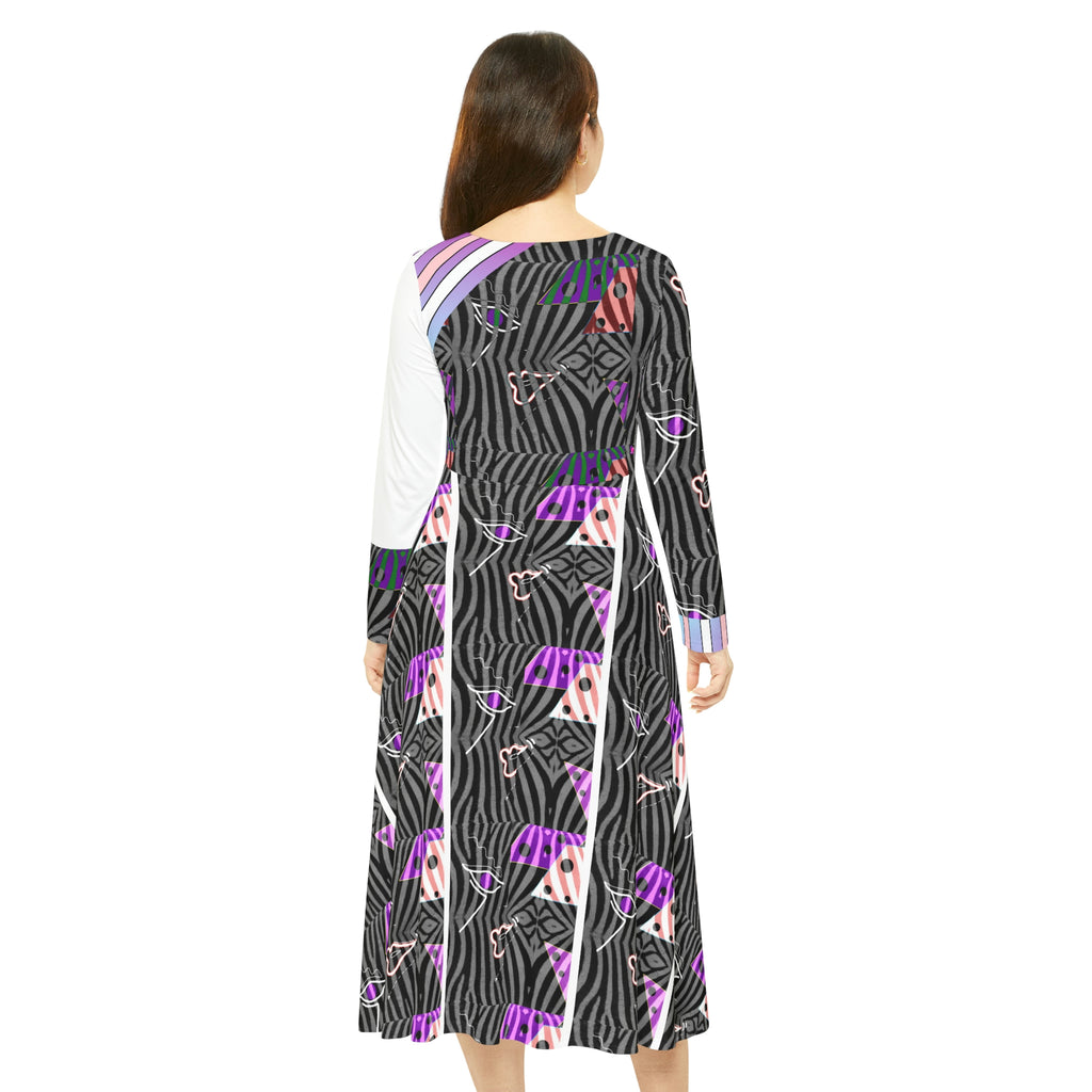 Women's Long Sleeve Dance Dress ZENA