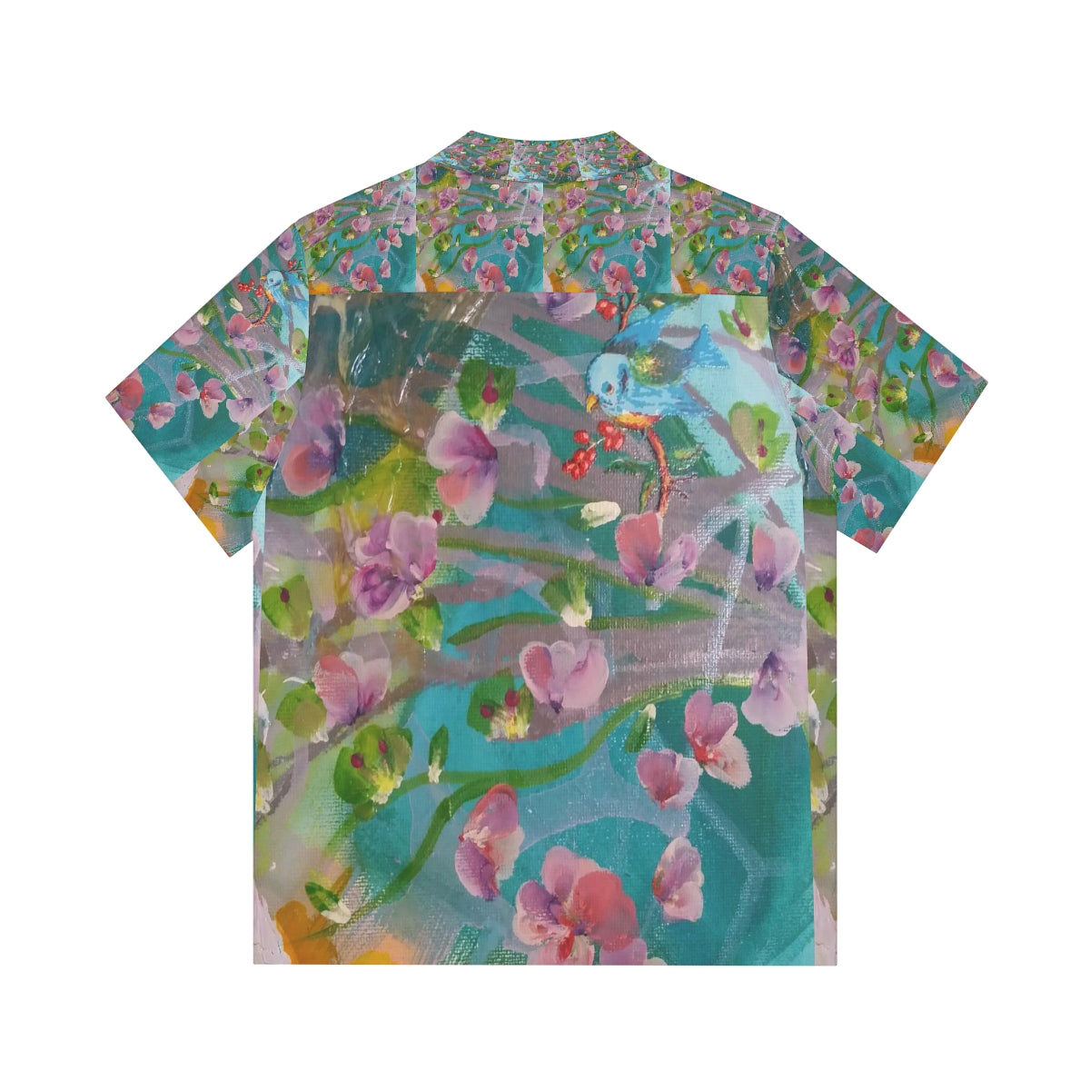 Men's Hawaiian Shirt (AOP) CUBA FLOWERS