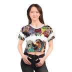 Crop Tee (AOP) MARCIA