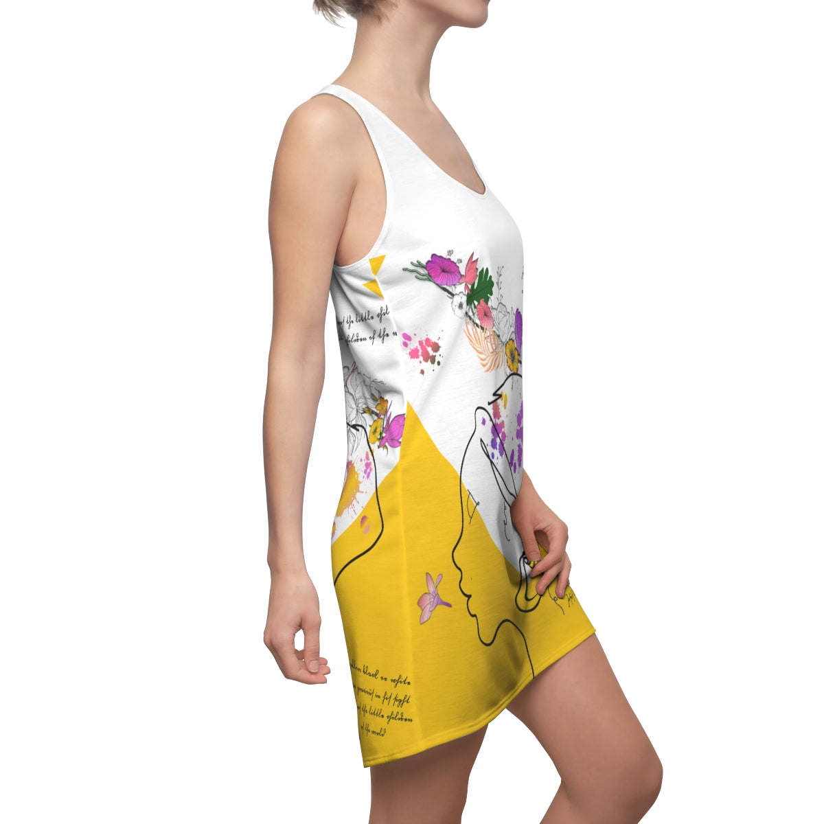 Women's Cut & Sew Racerback Dress YELLO INCLUSION