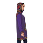 Women's Hoodie Dress (AOP) PURPLE DREAM