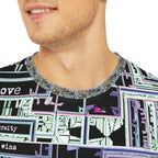 Men's Polyester Tee (AOP) LOVE IS LOVE