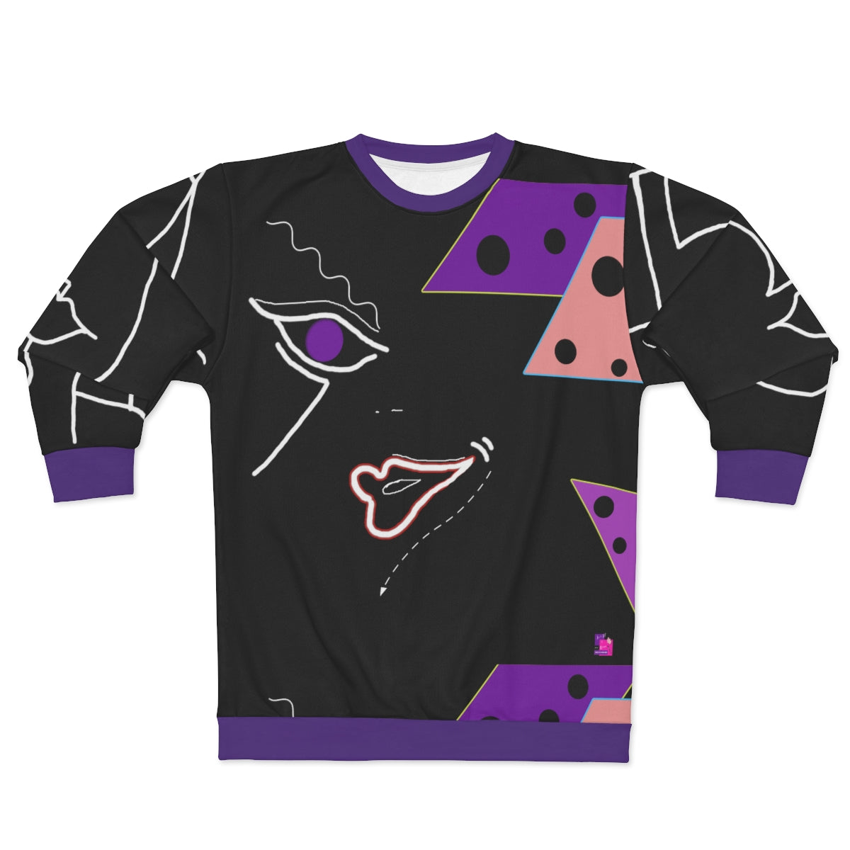 AOP Unisex Sweatshirt FACE DOODLES