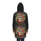 Women's Hoodie Dress (AOP) RED WINE
