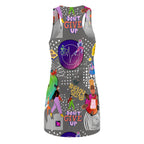 Women's Cut & Sew Racerback Dress SLAY IN GREY