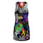 Women's Cut & Sew Racerback Dress BLACK NO SLACK