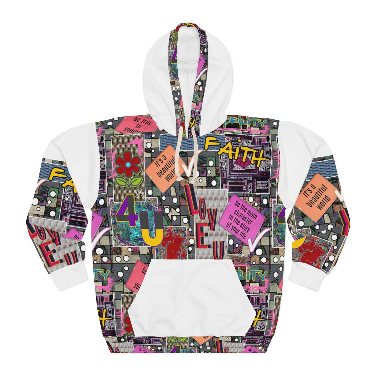 AOP Unisex Pullover Hoodie FAITH