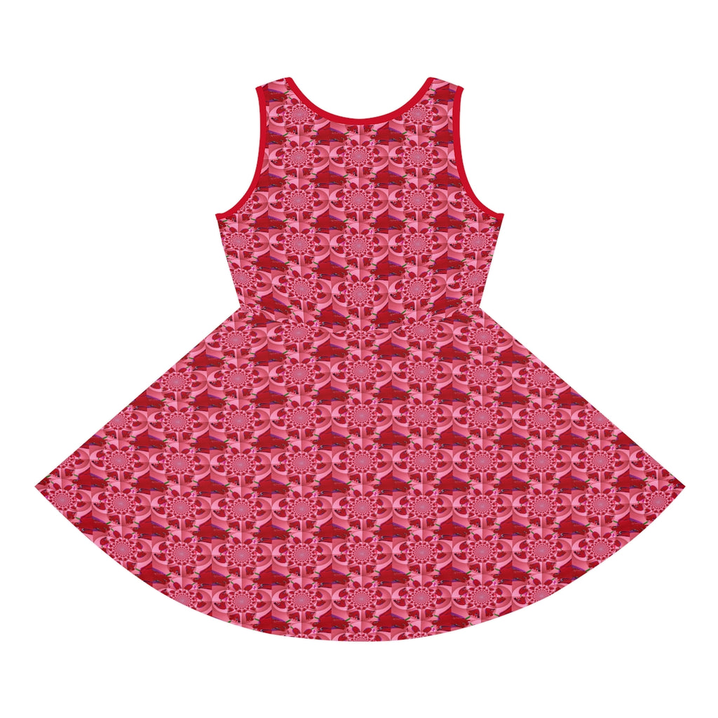 Girls' Sleeveless Sundress (AOP) TULIPS FOREVER