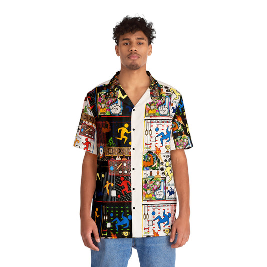 Men's Hawaiian Shirt (AOP) SPORTY