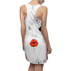 Women's Cut & Sew Racerback Dress KISS & STRIPES