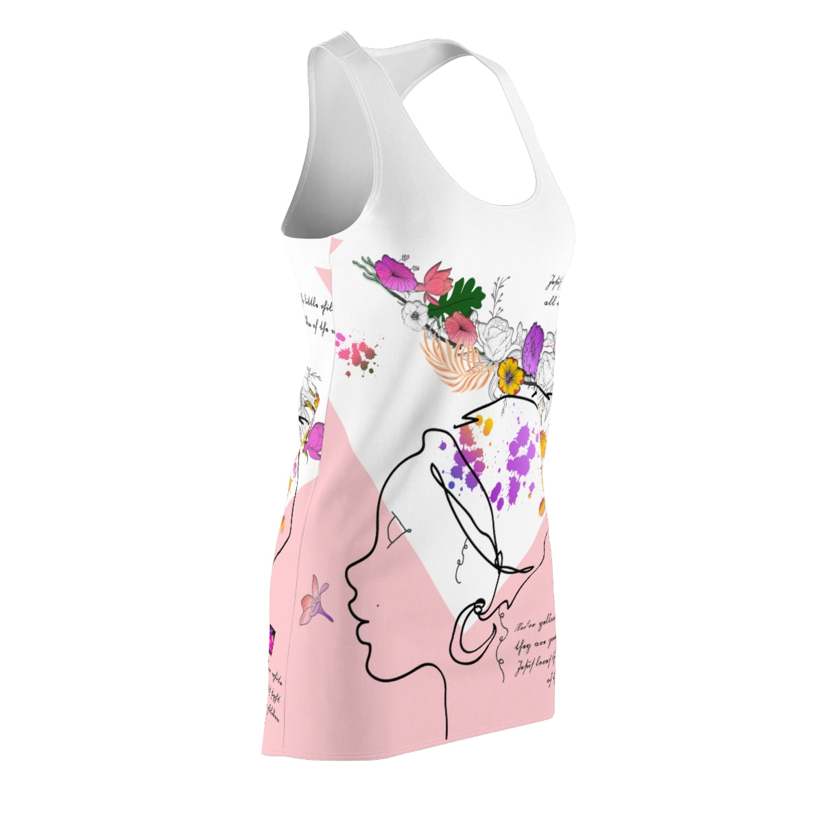Women's Cut & Sew Racerback Dress INCLUSION IN PINK