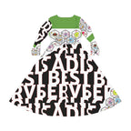 Women's Long Sleeve Dance Dress DARCEY