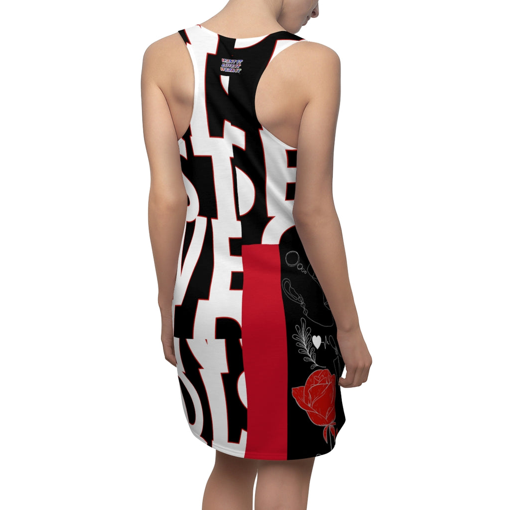 Women's Cut & Sew Racerback Dress WORDLY RED