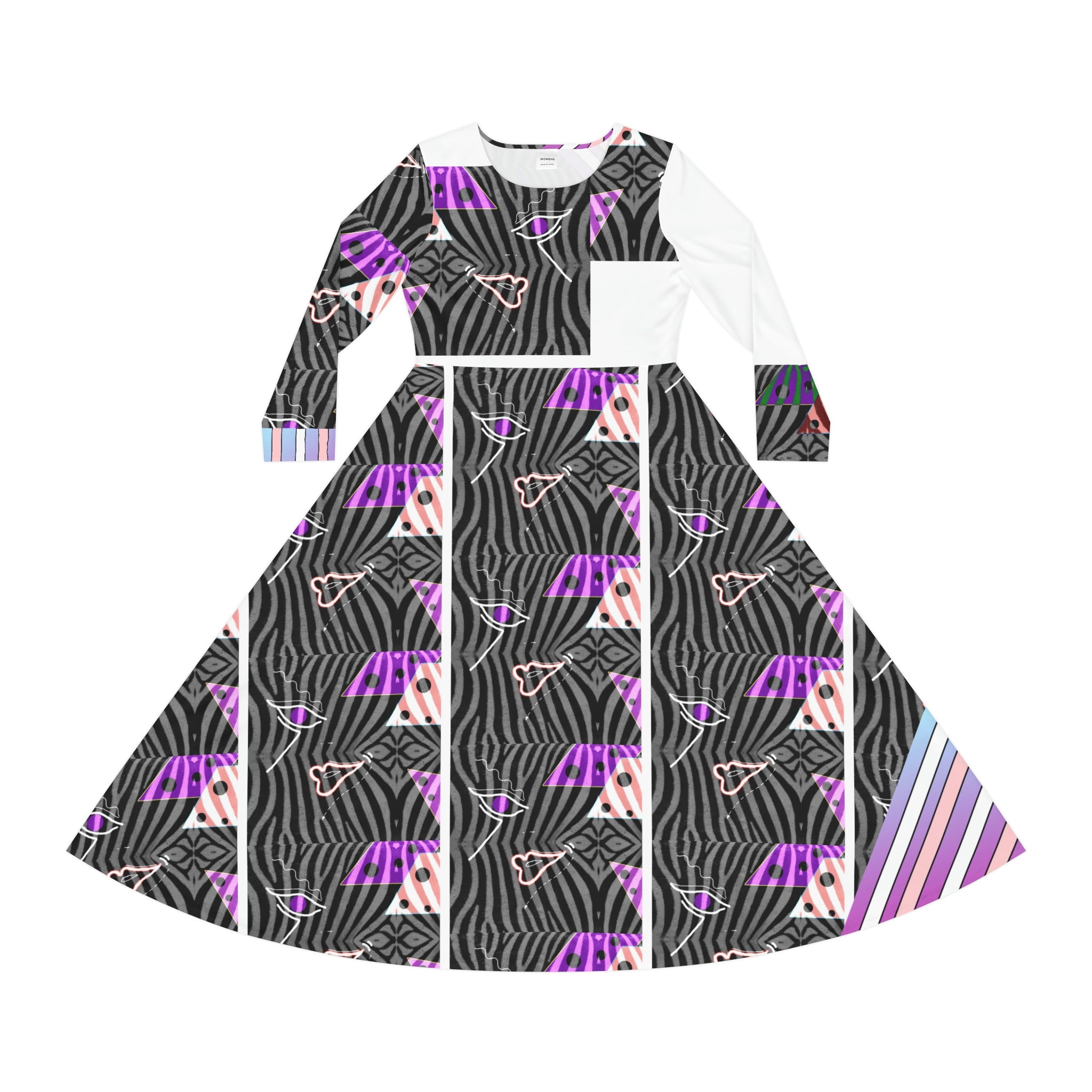 Women's Long Sleeve Dance Dress ZENA