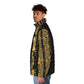 Men's Puffer Jacket (AOP) REGALLY BLUE