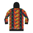 Women's Hoodie Dress (AOP) ABSTRACT CLOWN