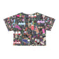 AOP Crop Tee DRINKS