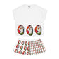 Women's Short Pajama Set (AOP) PEBBLE BEDTIME