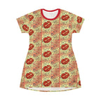 All Over Print T-Shirt Dress LOVE 4 MUSIC