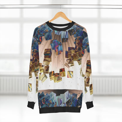 AOP Unisex Sweatshirt BLUE BOXES