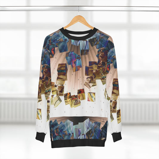 AOP Unisex Sweatshirt BLUE BOXES