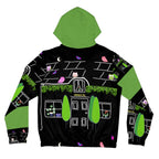 Women’s Full-Zip Hoodie (AOP) OWL HOUSE