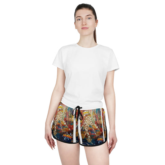 Women's Relaxed Shorts (AOP) HETTIE SPLASH