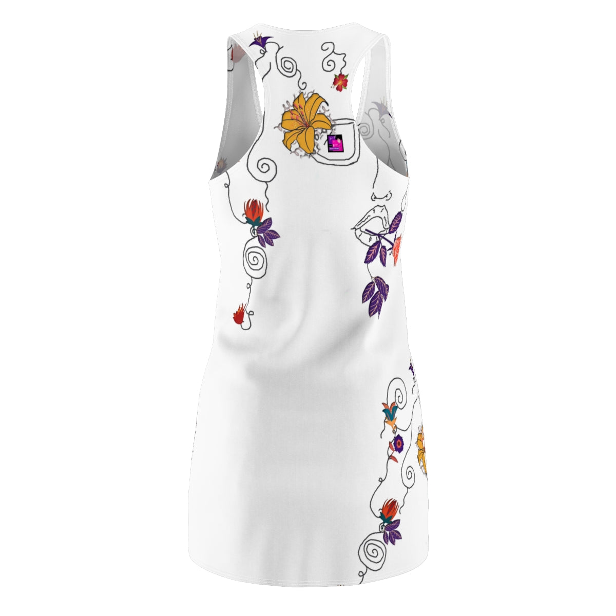 Women's Cut & Sew Racerback Dress FLORALS