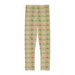 Kids Leggings (AOP) PINK FLOWER FRACTAL