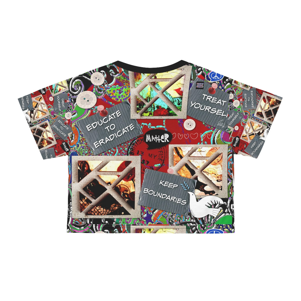 AOP Crop Tee TIPS 4 LIFE