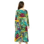 Women's Long Sleeve Dance Dress (AOP) TALLIE