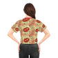 AOP Crop Tee LOVE 4 MUSIC