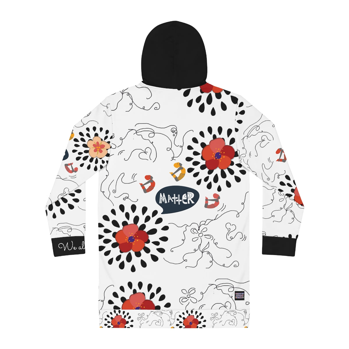 Women's Hoodie Dress (AOP) MATTER