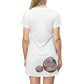 All Over Print T-Shirt Dress PEBBLE ART