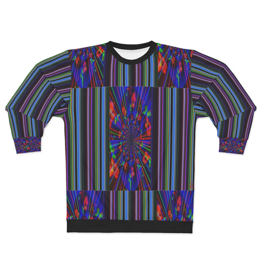 AOP Unisex Sweatshirt STRIPES & FRACTALS