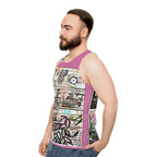 Unisex Tank Top (AOP) DOODLE WHO