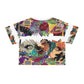 Crop Tee (AOP) MARCIA