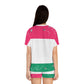 Women's Short Pajama Set (AOP) SWALLOWS