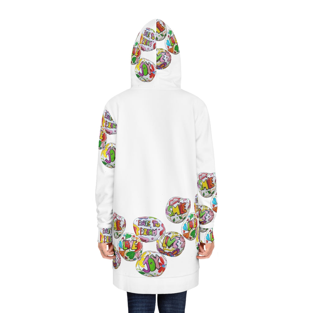 Women's Hoodie Dress (AOP) LOVE & DARE TO DREAM DESIGN