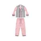 Women's Satin Pajamas (AOP) DOODLE DREAMS
