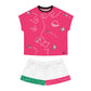 Women's Short Pajama Set (AOP) SWALLOWS