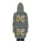Women's Hoodie Dress (AOP) PEBBLES 'N LEAVES